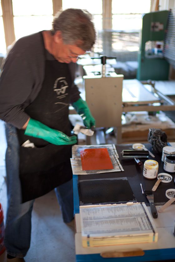 Unexpectedly (to me), Don cleaned everything up with water and a touch of dish detergent. We were never exposed to any toxic materials. What a change a few decades makes...