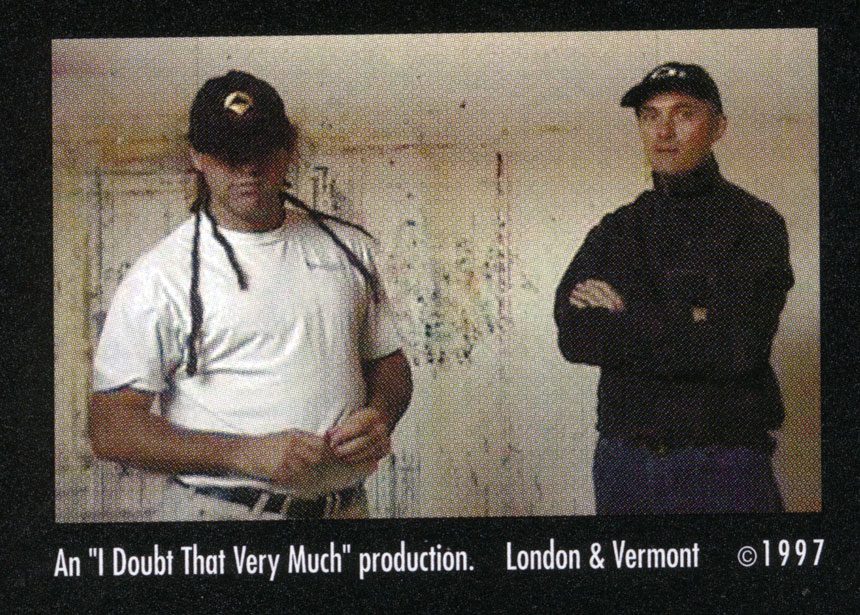Jon Cone and Eric Great-Rex from the back cover of the 1997 Real Arts exhibition catalogue. Eric and I made photogravures for artists at Cone Editions Press in Portchester from 1984 - 1989. In 1997, we collaborated again on a digital exhibition in NYC with a group of painters and photographers.